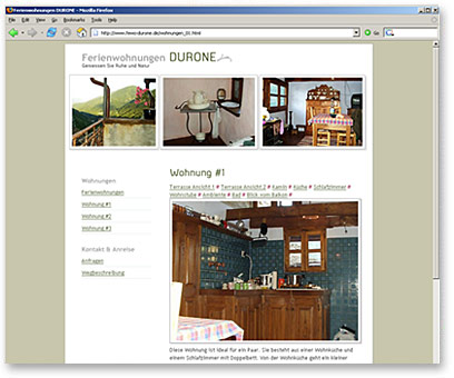 Screenshot www.fewo-durone.de